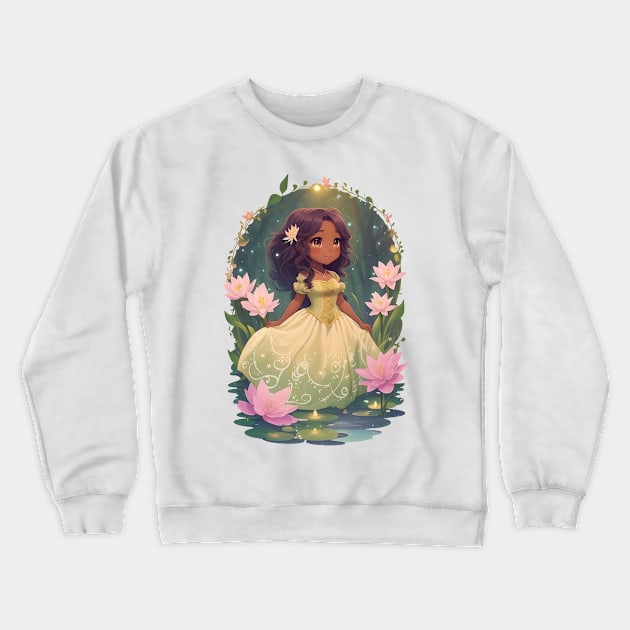 A Frog Princess Crewneck Sweatshirt by Selene’s Designs